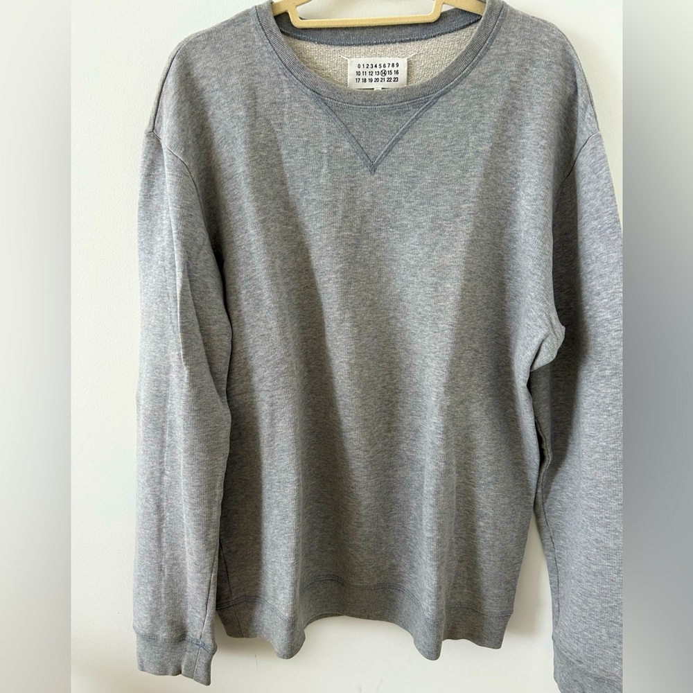 Maison Margiela Mens Grey Sweatshirt